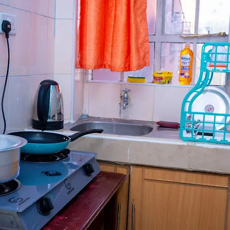 Gany Homes - Cozy 1-Bedroom Apartment In Nairobi With Parking And Netflix - Trm Drive Extérieur photo